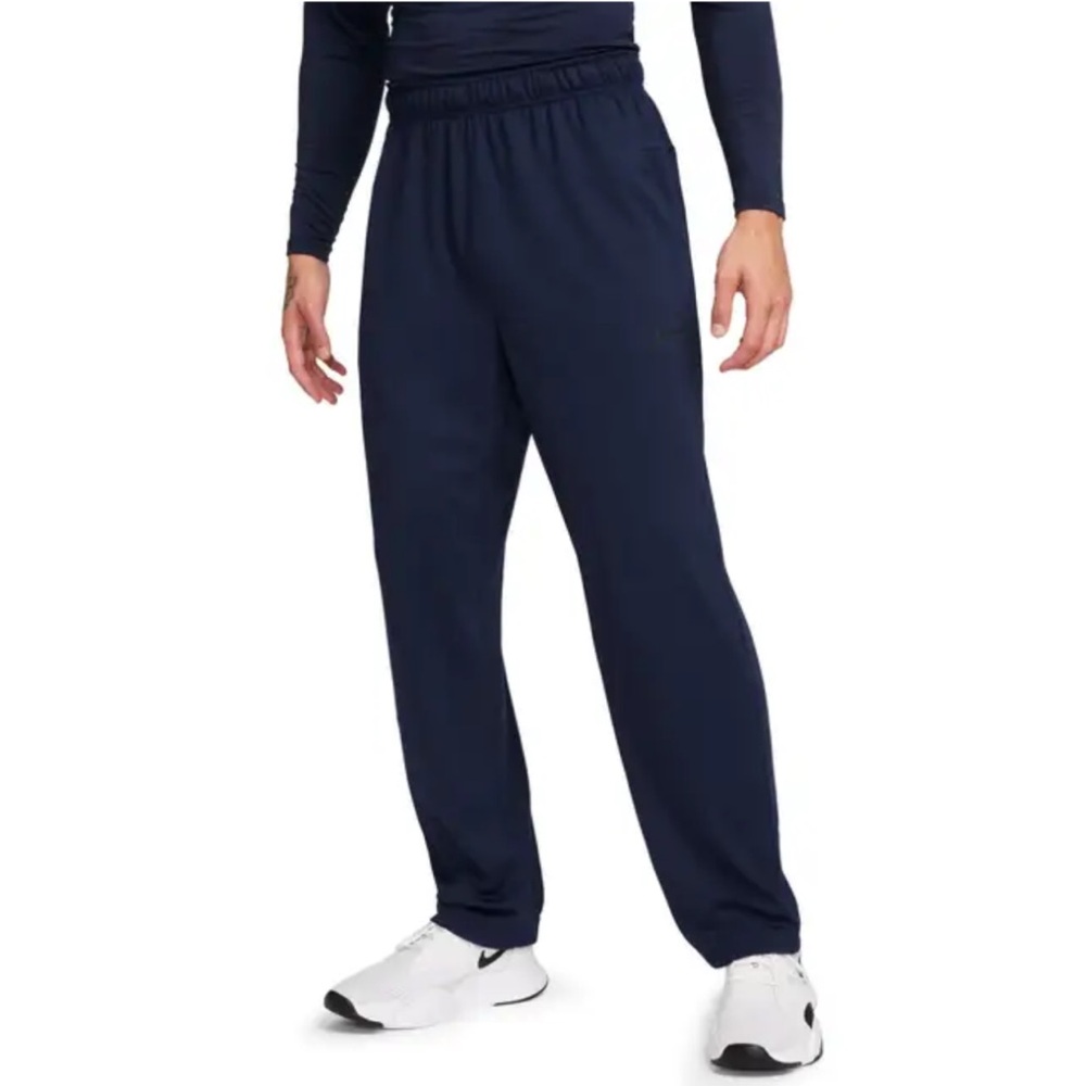 Nike Navy Blue Totality Dri-FIT Open Hem Versatile Pants Small